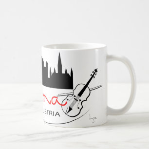 Caneca De Café Viena bonita, Áustria