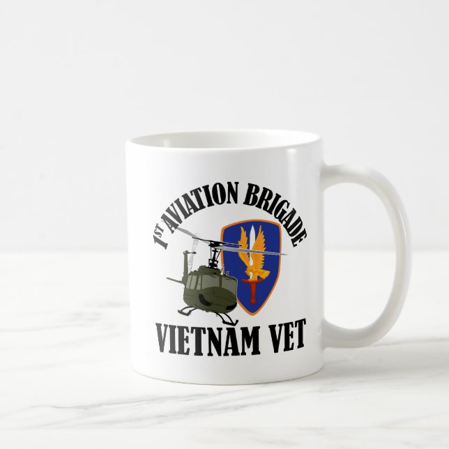 Caneca De Café Vietnã - 1rua AVN BDE UH- 1 (Direita)