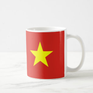 Caneca De Café Vietnã Bandeira Cerâmica Café Mug