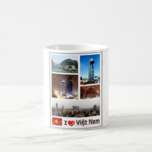 Caneca De Café Vietnã - Eu Amo -