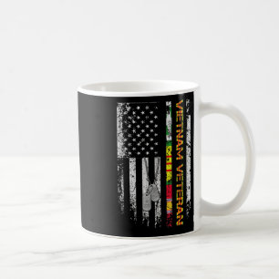 Caneca De Café Vietnã Vintage Flag Memorial Patriótico