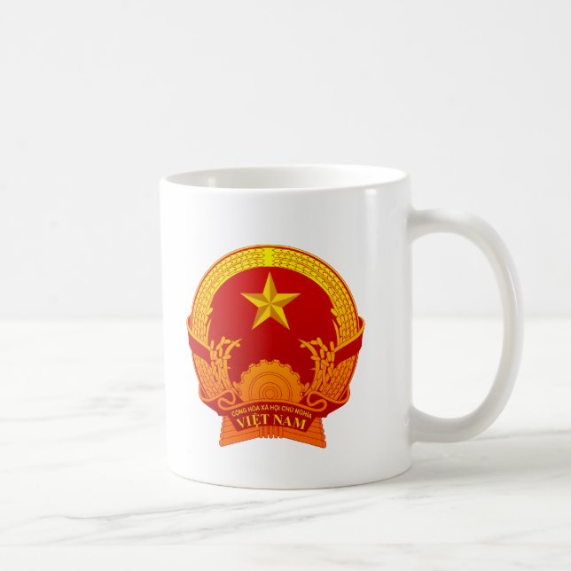 Caneca De Café Vietnam crest2 (Direita)