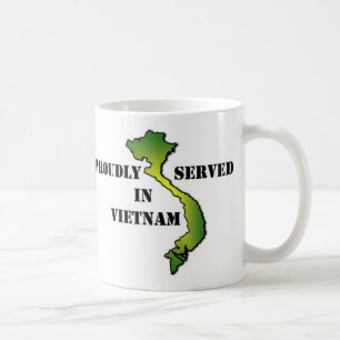 Caneca De Café Vietnam orgulhosa servido