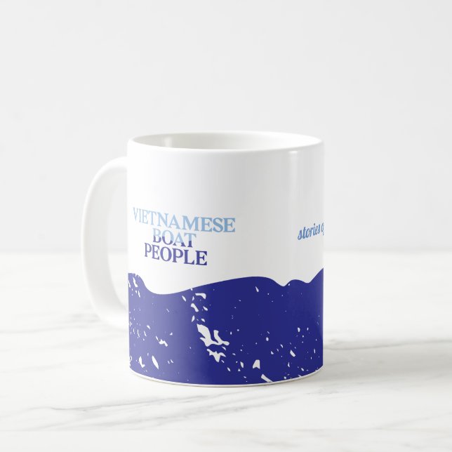 Caneca De Café VietnamitaBoatPeople.org Coffee Mug (Frente Esquerda)
