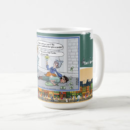Caneca De Café Vigil-Auntie | Humor de Jogo de Palavras Absurdo C