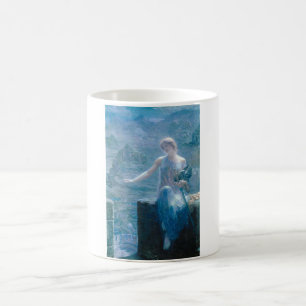 Caneca De Café Vigil da Valquíria (Senhora Elegante num Castelo)