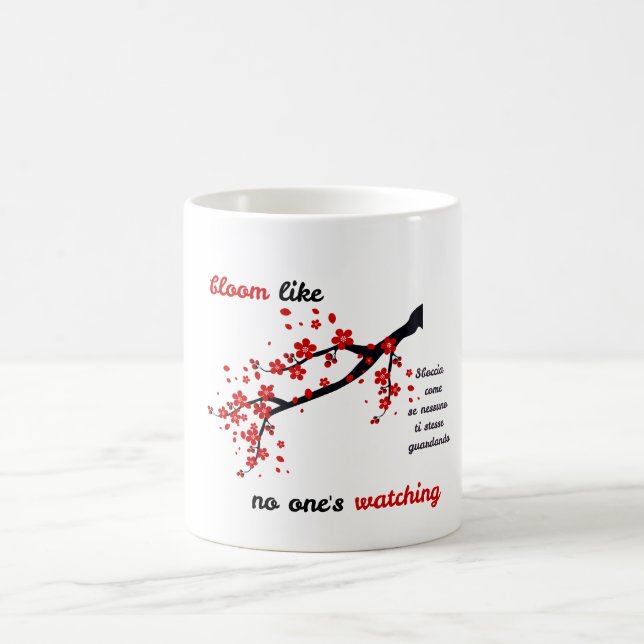 Caneca De Café Vigilância de Sangue - Reflexão de Verão Atrasado (Centro)