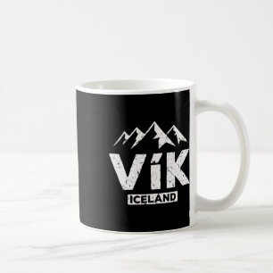 Caneca De Café Vik Islandês Pride Black Sand Beaches Gla