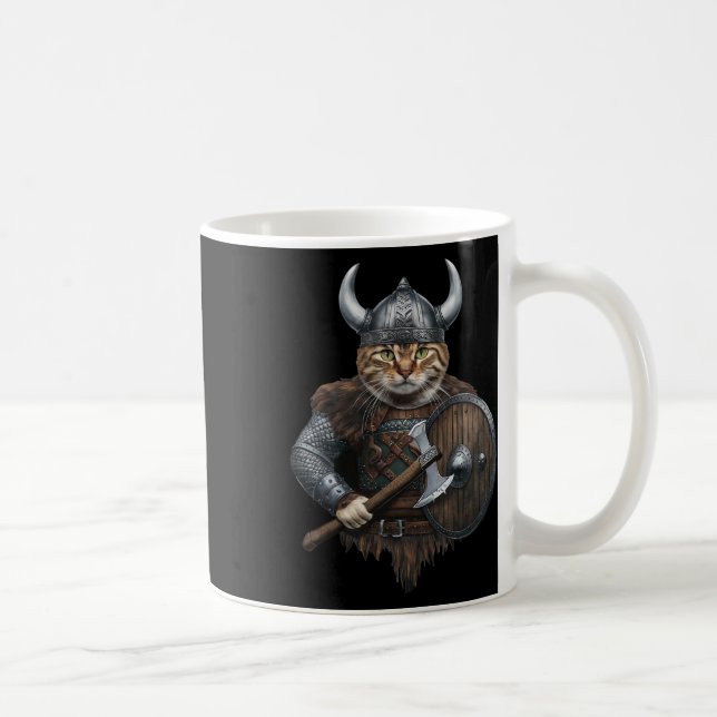 Caneca De Café Viking Cat (Direita)