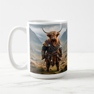 Caneca De Café Viking de Vaca Highland