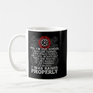 Caneca De Café Viking Eu Fui Criado Adequadamente