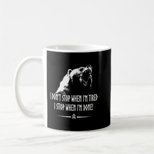 Caneca De Café Viking Eu Não Paro Quando Estou Cansado Eu Paro Qu