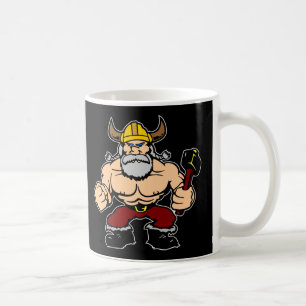 Caneca De Café Viking louco preto