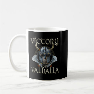 Caneca De Café Viking Skull Victory Or Valhalla