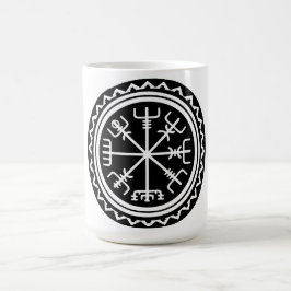 Caneca De Café Viking Vegvisir Compass