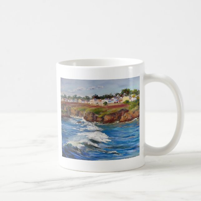 Caneca De Café Vila de Mendocino (Direita)