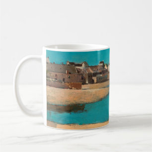 Caneca De Café Vila do Mar na Bretanha por Odilon Redon