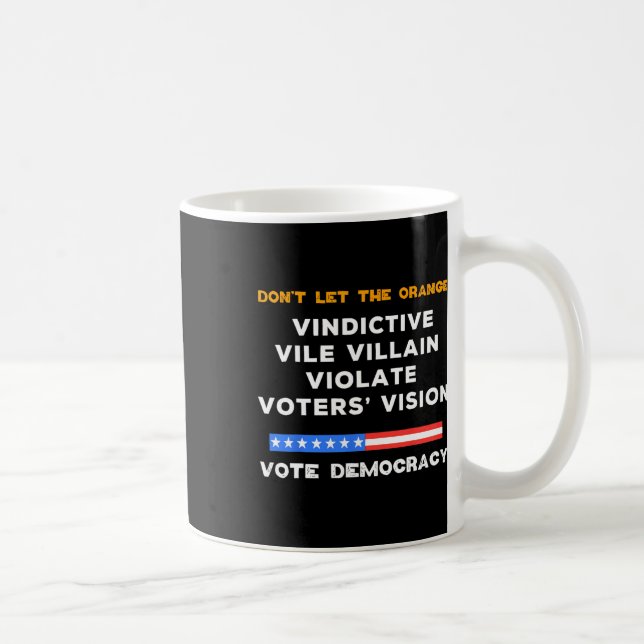 Caneca De Café Vílio Vindical Villain Viola Vision Kamala (Direita)