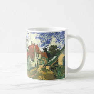 Caneca De Café Village Street em Auvers por Vincent van Gogh