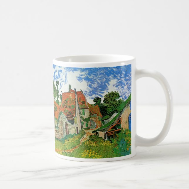 Caneca De Café Village Street por Vincent van Gogh (Direita)