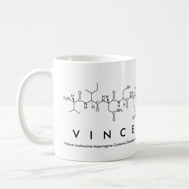 Caneca De Café Vince peptide (Esquerda)