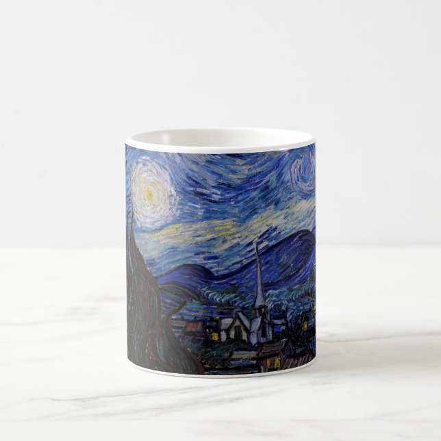 Caneca De Café Vincent Van Gogh - A noite de Starry (Centro)