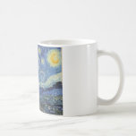 Caneca De Café Vincent van Gogh| A Noite Estelar, junho de 1889<br><div class="desc">VAN GOGH->Impressionista Postado, estrelas, estrela, noturna, paisagem, espira da igreja, lua, lua, árvore, céu, cósmico, Rua, Remy, Provence, Francês, Santo-Remy, Poste-Impressionismo, icônico\\The Starry Night, junho de 1889 (óleo na canvas), Gogh, Vincent van (1 (853-90) / Museu de Arte Moderna, Nova Iorque, EUA / Biblioteca de Arte de Bridgeman| Número da...</div>