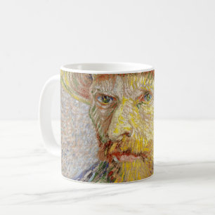 Caneca De Café Vincent van Gogh - Autorretrato com Chapéu de Palh