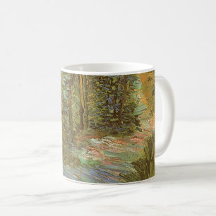 Caneca De Café Vincent van Gogh - Caminho nas Florestas