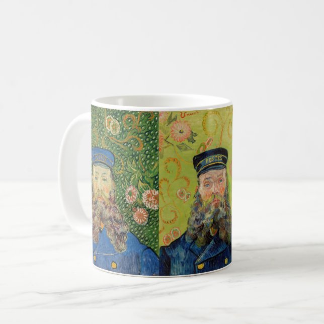 Caneca De Café Vincent Van Gogh - Carteiro Joseph Roulin (Frente Esquerda)