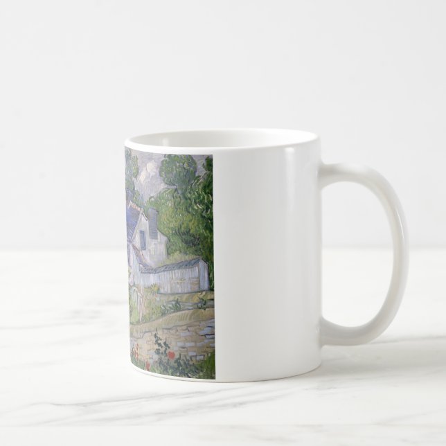 Caneca De Café Vincent van Gogh - Casas em Auvers (Direita)