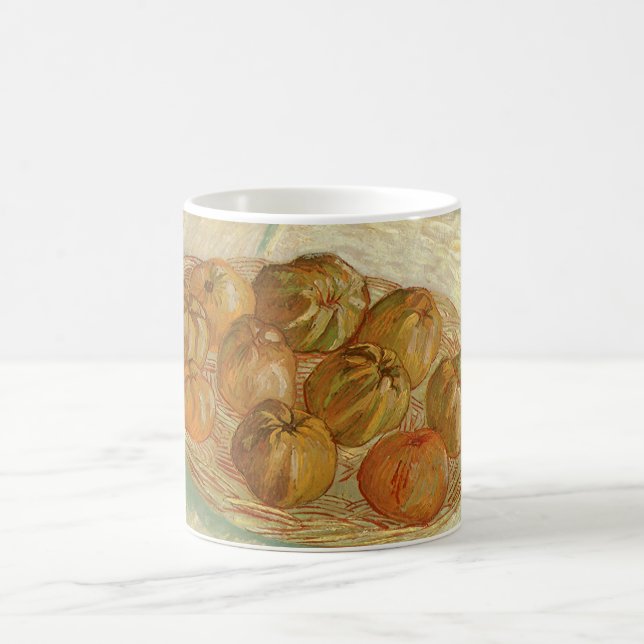 Caneca De Café Vincent van Gogh - Cesto de Maçãs do Estresse (Centro)