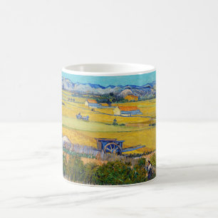 Caneca De Café Vincent van Gogh - Colheita em La Crau