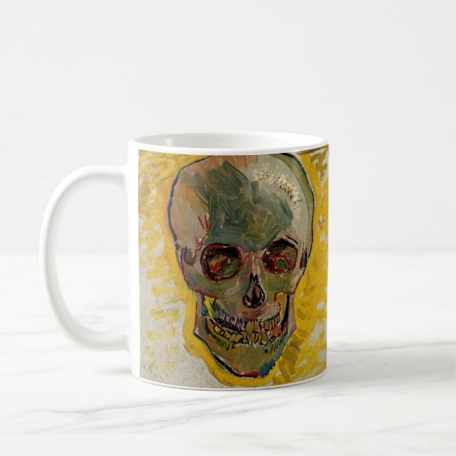 Caneca De Café Vincent van Gogh - Crânio 1887 #2 (Esquerda)