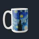 Caneca De Café Vincent Van Gogh é a Noite Estrelada<br><div class="desc">Mergulhe na beleza hipnotizante da Noite Estrelada de Vincent Van Gogh com esta impressão de arte reprodutiva de alta qualidade. Possuir uma história artística e deixar o brilhantismo da obra-prima de Van Gogh iluminar os seus arredores.</div>