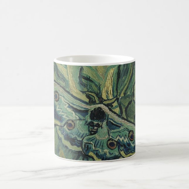 Caneca De Café Vincent van Gogh - Excelente Peacock Moth (Centro)