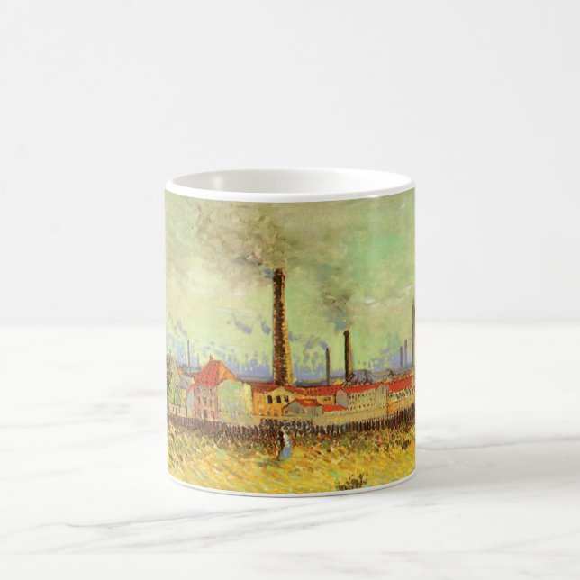 Caneca De Café Vincent van Gogh - Fábricas em Asnieres (Centro)