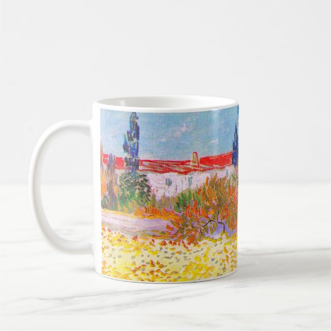 Caneca De Café Vincent Van Gogh Flor Garden (Esquerda)