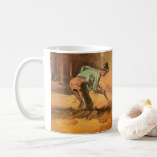 Caneca De Café Vincent van Gogh - Homem Curvado com Bastão ou Pá