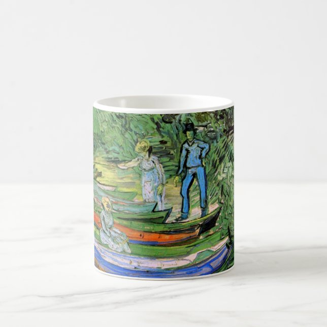 Caneca De Café Vincent van Gogh - Margem do Oise em Auvers (Centro)