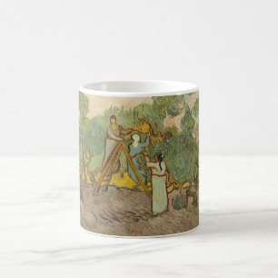 Caneca De Café Vincent van Gogh - Mulheres Colhendo Azeitonas