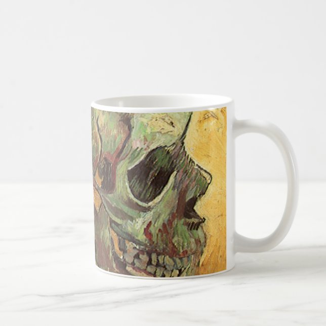 Caneca De Café Vincent van Gogh - Natureza-Morta com Caveira (Direita)