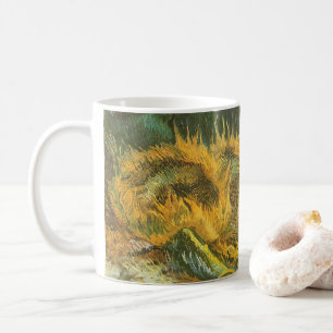 Caneca De Café Vincent van Gogh - Natureza Morta: Quatro Girassói