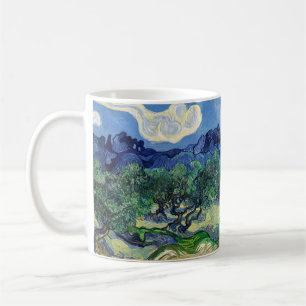 Caneca De Café Vincent van Gogh - Oliveiras com os Alpilles