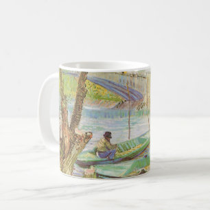 Caneca De Café Vincent van Gogh, Pesca em Primavera, Pont de Clic