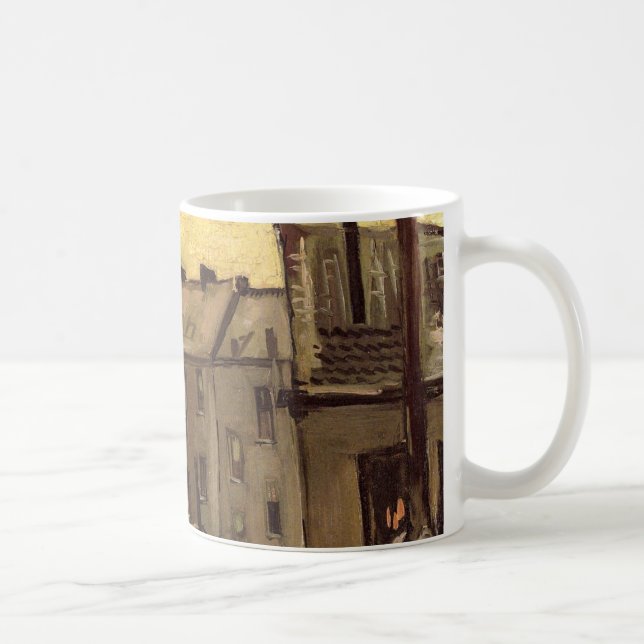 Caneca De Café Vincent van Gogh, Quintais de Casas Antigas, Antué (Direita)