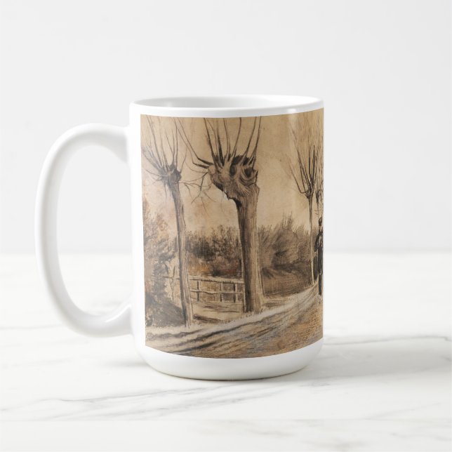 Caneca De Café Vincent Van Gogh Road em Etten (Esquerda)