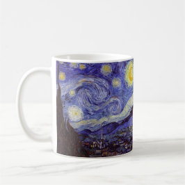 Caneca De Café Vincent Van Gogh Starry Night Vintage Fine Art