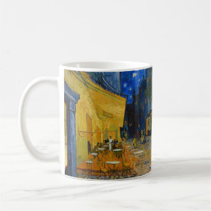 Caneca De Café Vincent van Gogh - Terraço do Café à Noite