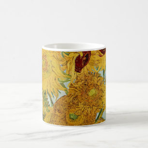 Caneca De Café Vincent Van Gogh - Vase com Doze Girassóis